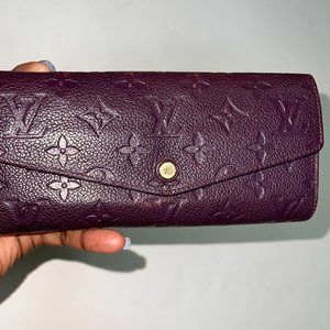 LOUIS VUITTON LV Monogram Empreinte Leather Curieuse Wallet